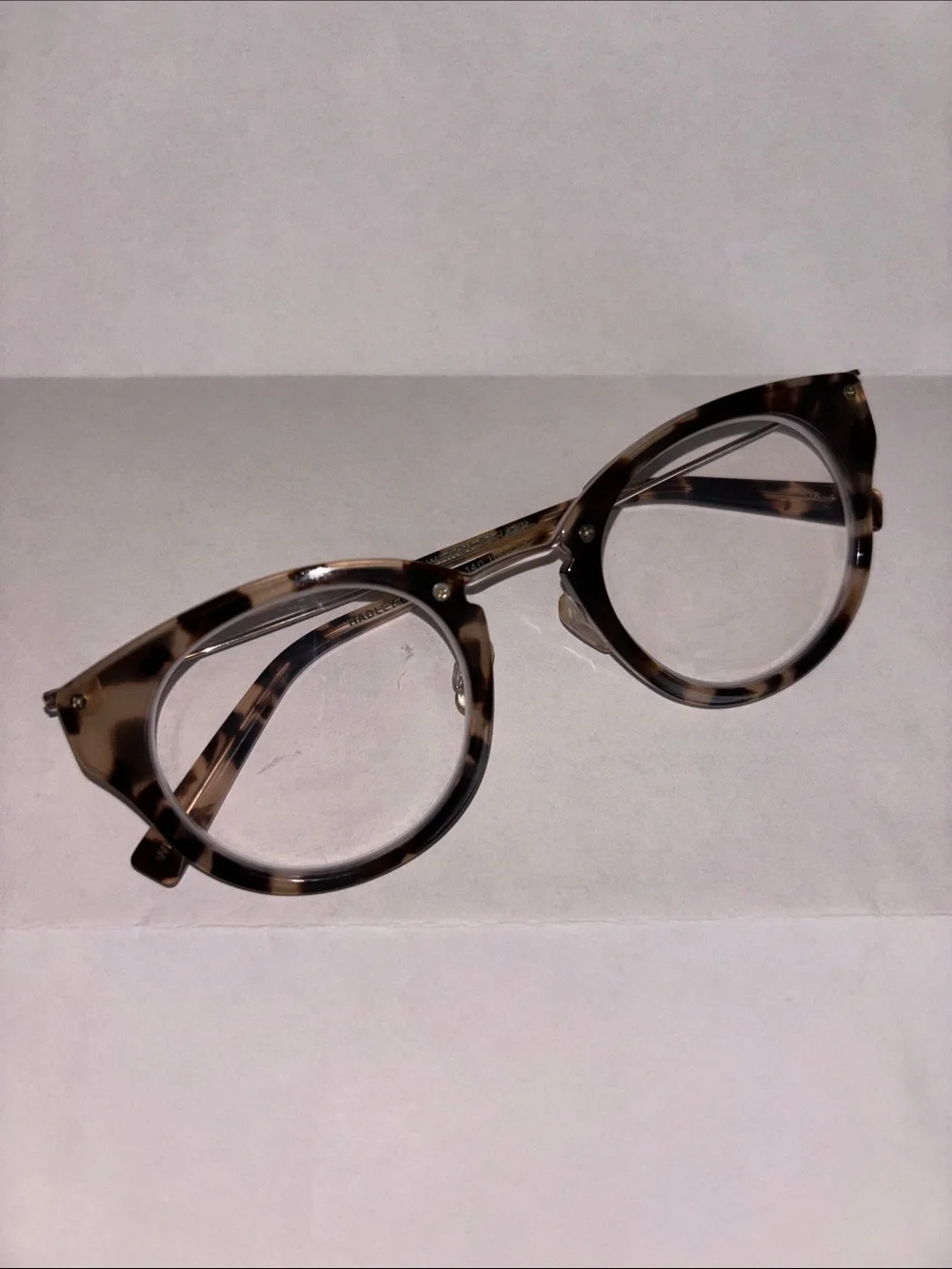 Warby Parker Tortoiseshell Round Optical Glasses with Gold Bridge